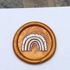 Богемное Радужное восковое уплотнение, набор для запечатывания, подарок, ретро античный дизайн, свадебные приглашения, конверты, Декор