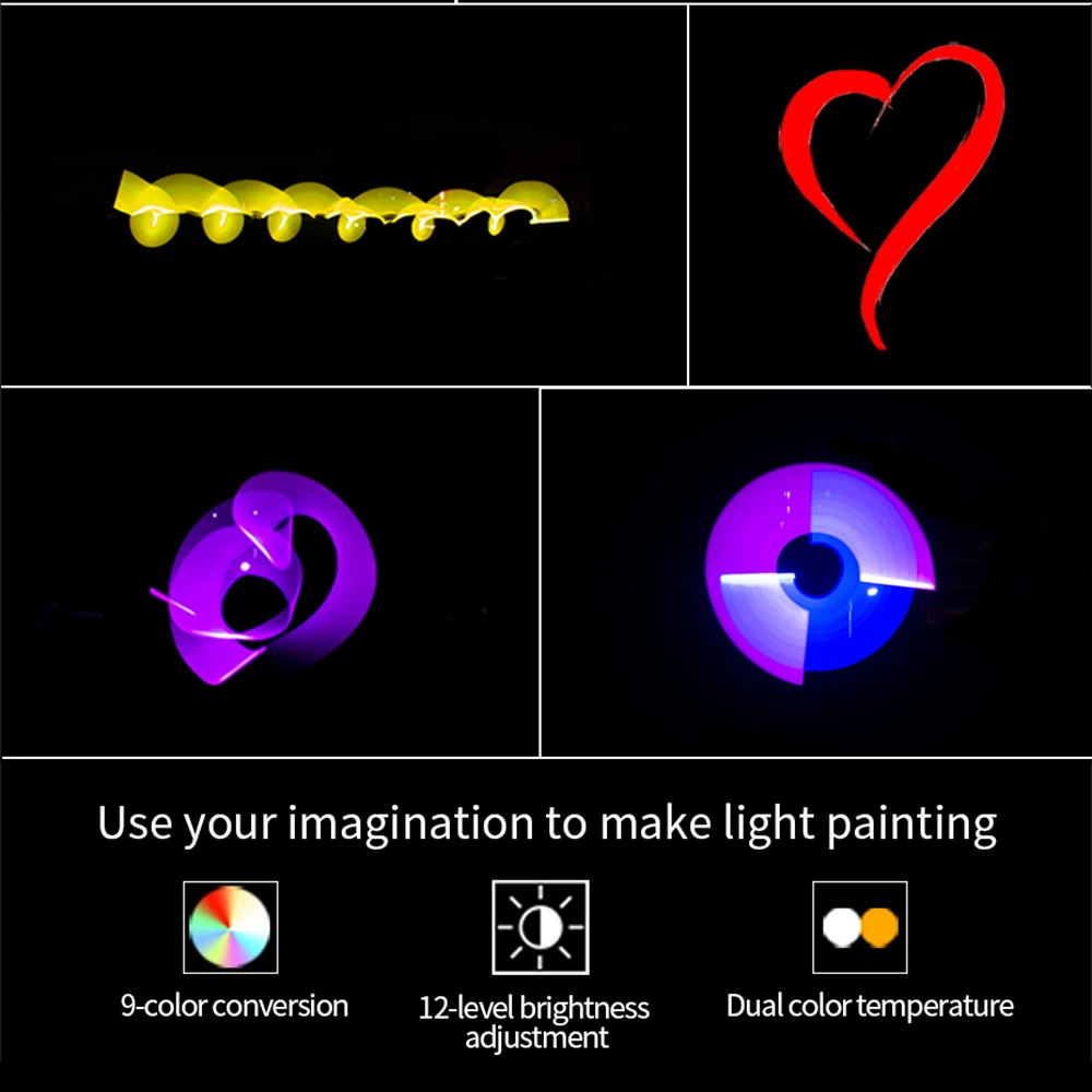 Ulanzi Stick светодиодный светильник для видеосъемки полноцветный ручной RGB с