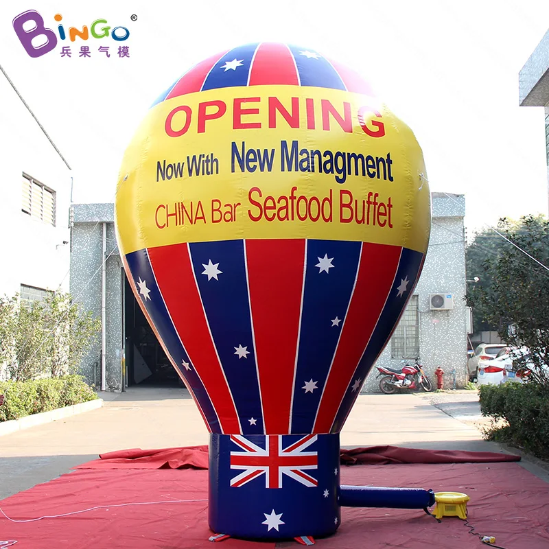 

PVC coating colorful inflatable hot air shaped ground balloon for advertising