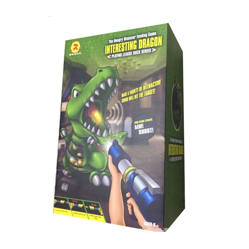 

Dinosaur Shooting Games for Kids, Shooter Toys Target Practice with LCD Score Record, 12 Foam Balls and 1 Air Pump Guns 20F