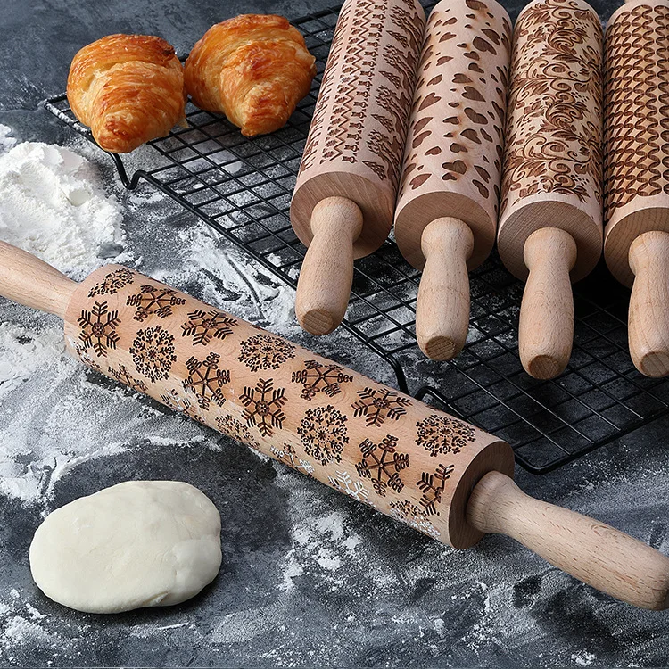 Рождественская Снежинка музыкальные ноты рисунок дерева тиснение помадка