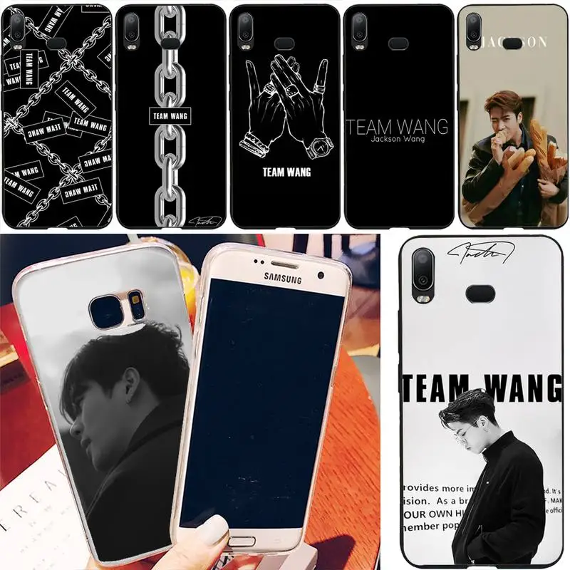 

Got7 Jacksom Team Wang Phone Case For Samsung Galaxy J200 J2 Prime J2 Pro J6 2018 J250 J4 Plus J415 J5 Prime J7 J737 J710 J7