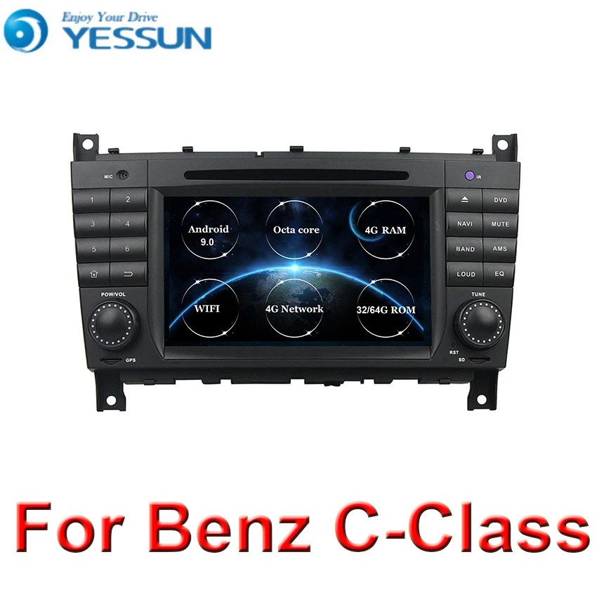 Для Benz c класс W203/CLK W209 Android 9 0 4G ram DSP мультимедийный плеер система автомобиля Радио