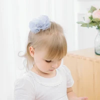 cute chiffon flower bows hair clips for girls newborn baby hair grips handmade floral hair accessories kawaii barrettes gifts