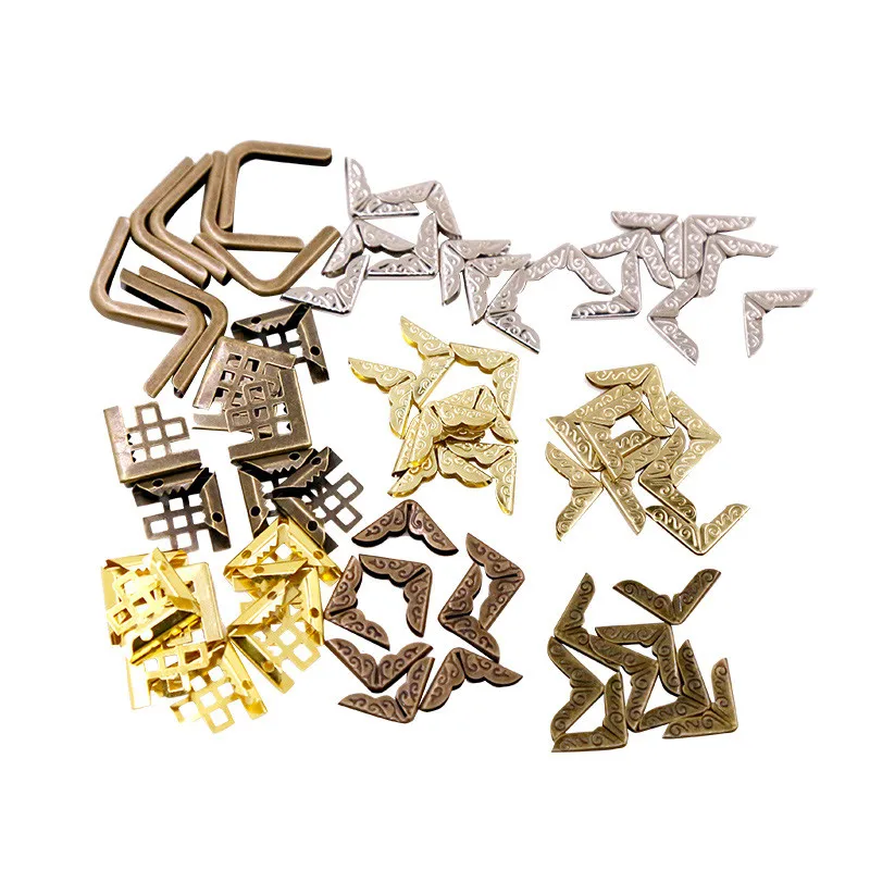 Eastshape 8 шт металлические уголки для книг Скрапбукинг Фотоальбомы меню Угловые