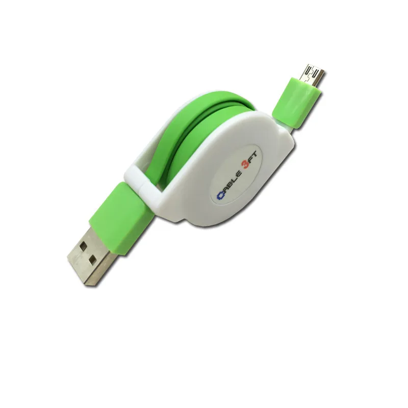 2/3 м микро USB Выдвижной зарядный кабель для Samsung Galaxy J3, J5, J7 года Redmi 8 7A 7 6 портативное зарядное устройство адаптер кабель
