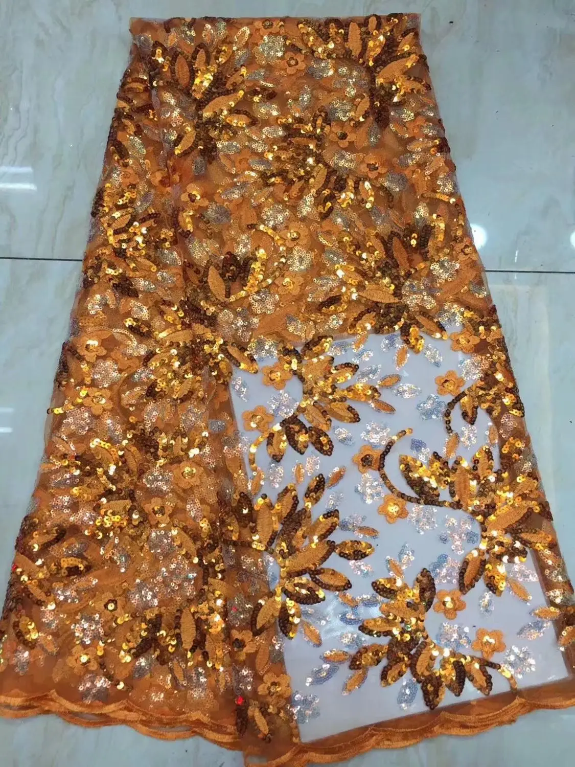 Новейшая 3d кружевная ткань/фиолетовые блестки аппликация вышивка кружево