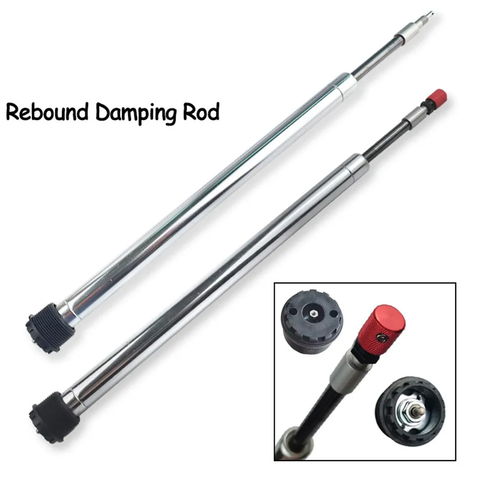 

MTB Bike Bicycle Front Fork Spring Stroke Cartridge Oil Pump Shoulder/Line Control Fork Accessories Cycling Components Parts