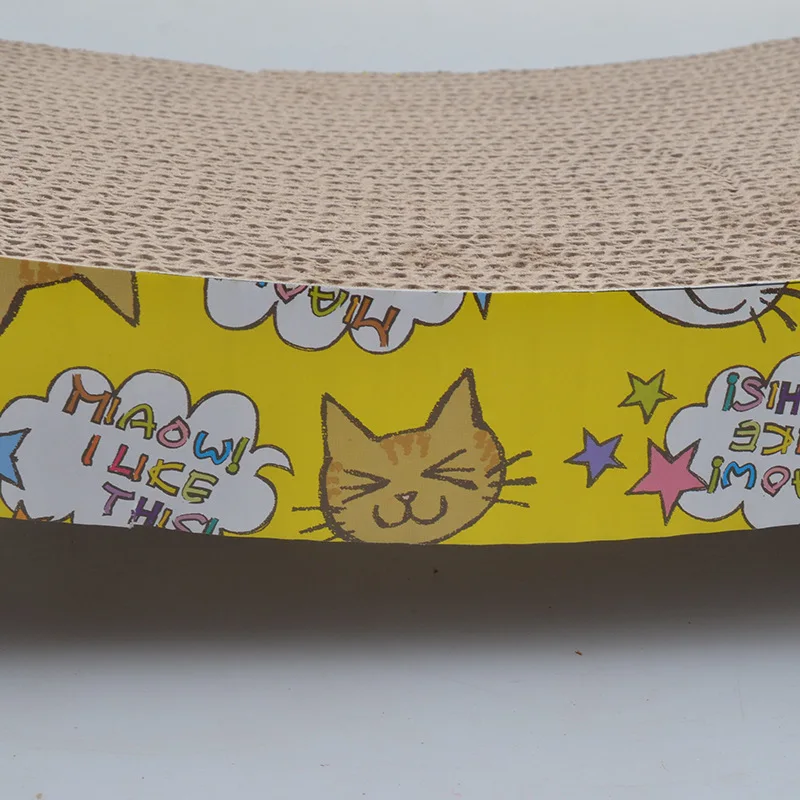 Кошка царапина доска гнездо гофрированная бумажная Подушка кошки шлифовальная