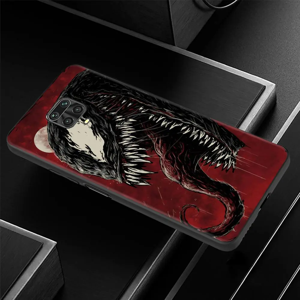 Чехол для Xiaomi Redmi Note 10 9 9S 9T 8 8T 7 Pro Max силиконовый мягкий чехол K40 9A 9C Venom Marvel |