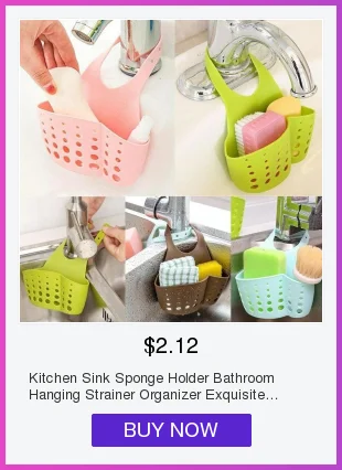 Kitchen Sink Sponge Holder Bathroom Hanging Strainer Organizer Exquisite Rack(Random Color