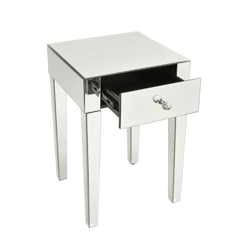 Венецианское зеркало Panana прикроватный столик из зеркального стекла с стеклянной