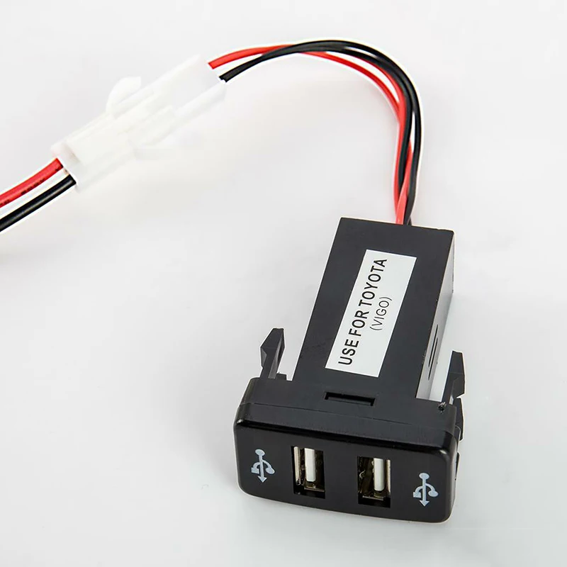 Двойной 2 USB порт 12 В в автомобильный разъем Зажигалка зарядное устройство