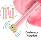 Новинка, 10-частотный стимулятор для яйца, клитора, мини-массажер для точки G, маленький медведь, вибратор, фаллоимитатор