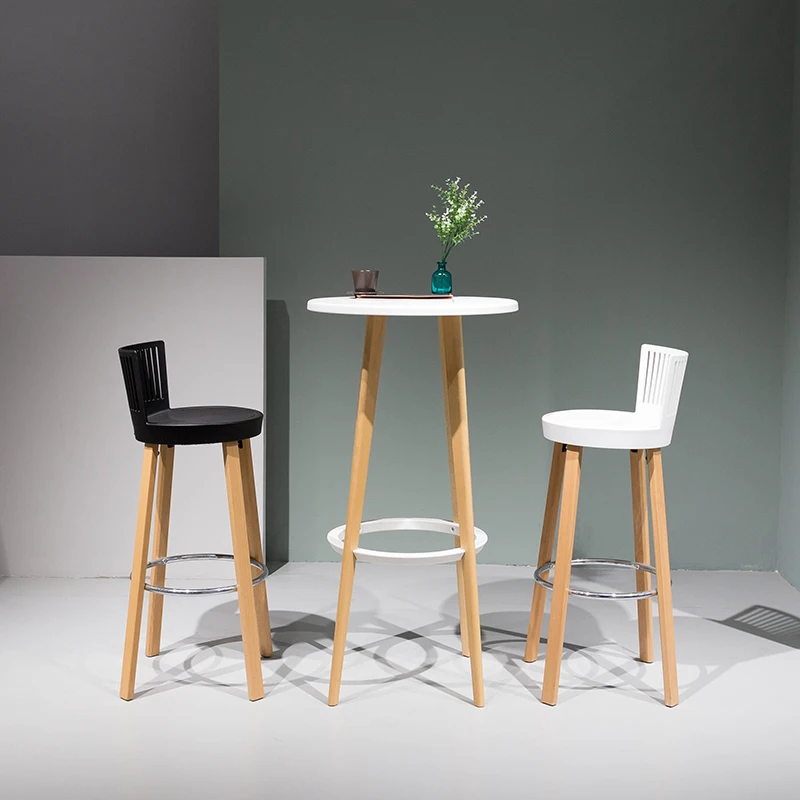 Скандинавский барный стул sgabello креативный стол из массива дерева дизайнерский
