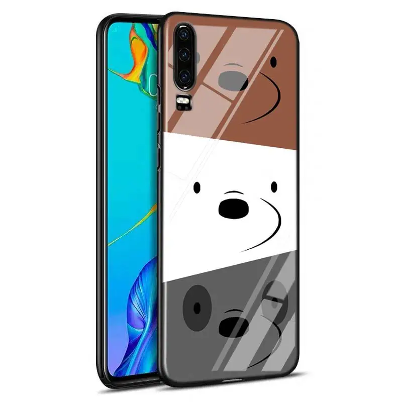 Милый вся правда о медведях для huawei P Smart Z плюс P30 P20 Pro P10 P9 P8 Lite Plus Супер Яркий глянцевый чехол для телефона чехол