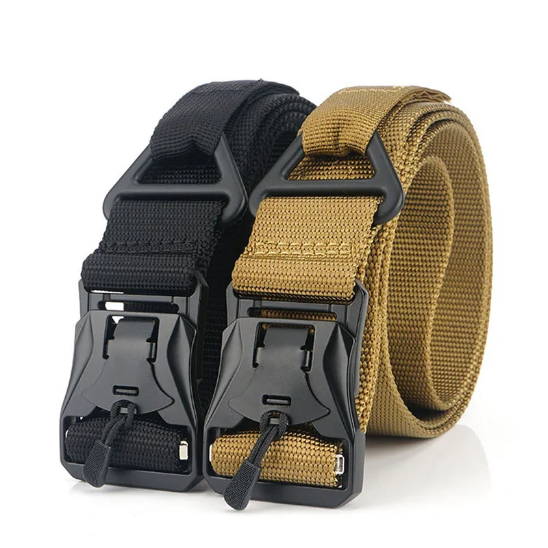 Ремень с магнитной пряжкой для тактических военных тренировок Нейлоновый