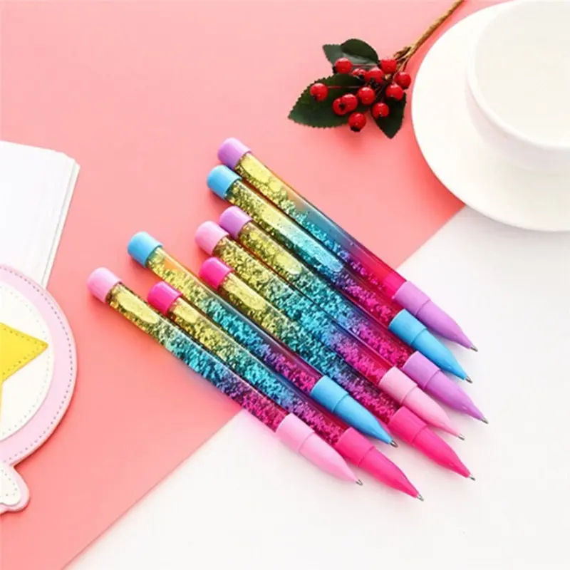 

1PC Colorful Sequins Liquid Quicksand Gel Ink Pen Magic Wand Fairy Pens Stationery Gift School Office Supplies