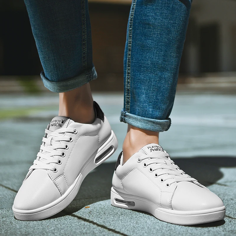 

PLAYBOY New Footwear Fashion Men's Casual Shoes Spring & Autumn Male Shoes Men PU Leather Shoes Men Flats Zapatillas PL611091