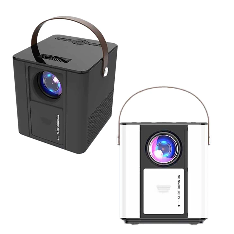 

Projector 50000 Hours LED Bulb Life Smart System Correction with Dual Speakers Projector for Home Entertainment