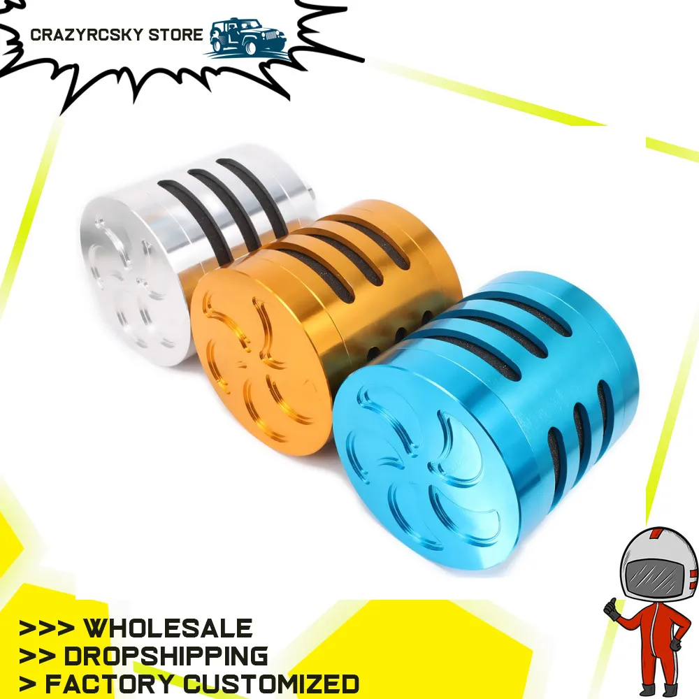 Aluminum Air Filter For 1/5 RC Model Gas Gasoline Petrol Car Buggy Truck Upgraded Hop-Up Parts HSP Axial HPI For Traxxas Losi