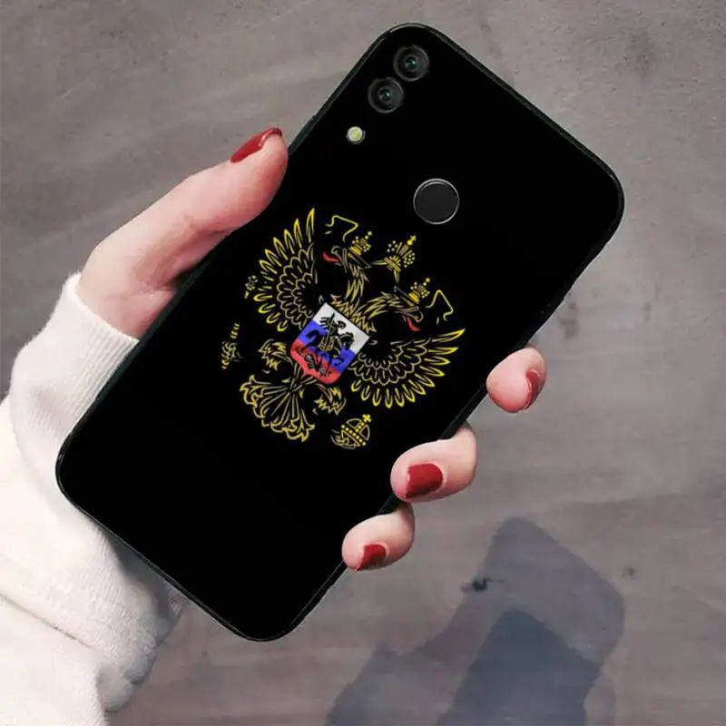 Чехол с гербом России и флагом для телефона Huawei Honor view 7a5.45 дюйма 7c5.7 дюймов 8x 8a 8c 9