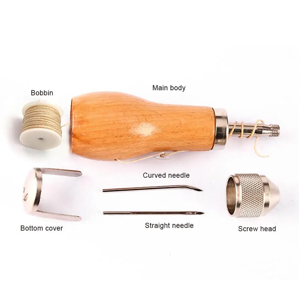 

Leather Hand Sewing Machine Thread Awl Craft Canvas Leather Diy Sewing Tools High Quality And Hard Household Repair Tool