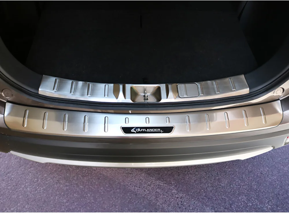 Автомобильный багажник ВНУТРЕННИЙ Задний бампер протектор для Mitsubishi Outlander 2016 2017