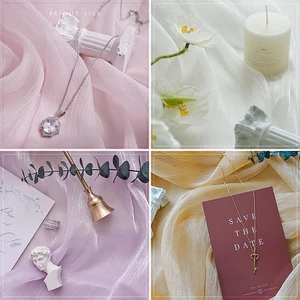 Фотография Фон яркая нить Тюль Ткань яркая Марля студийный фон фотография, Фото съемка для косметики ювелирные изделия