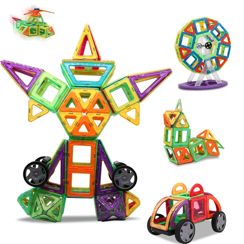 Магнитный конструктор KACUU большого размера магнитные строительные блоки модель