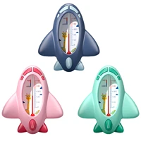 1pc new baby bath thermometer for newborn floating safety water thermometer toy cute cartoon little rocket model infant bath toy