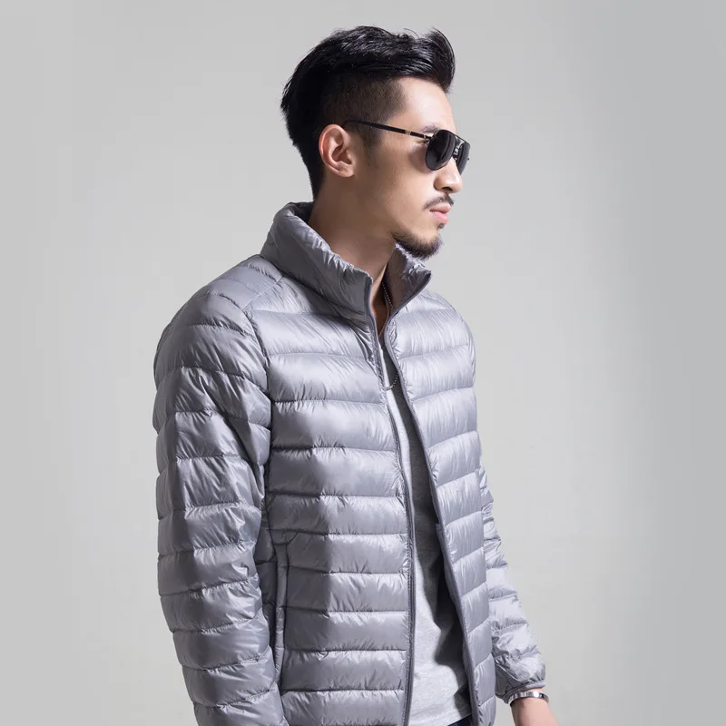 

MRMT 2022 Brand New Winter Men's Jackets Lightweight Down Overcoat for Male Standing Collar Coat Outer Wear Clothing Garment