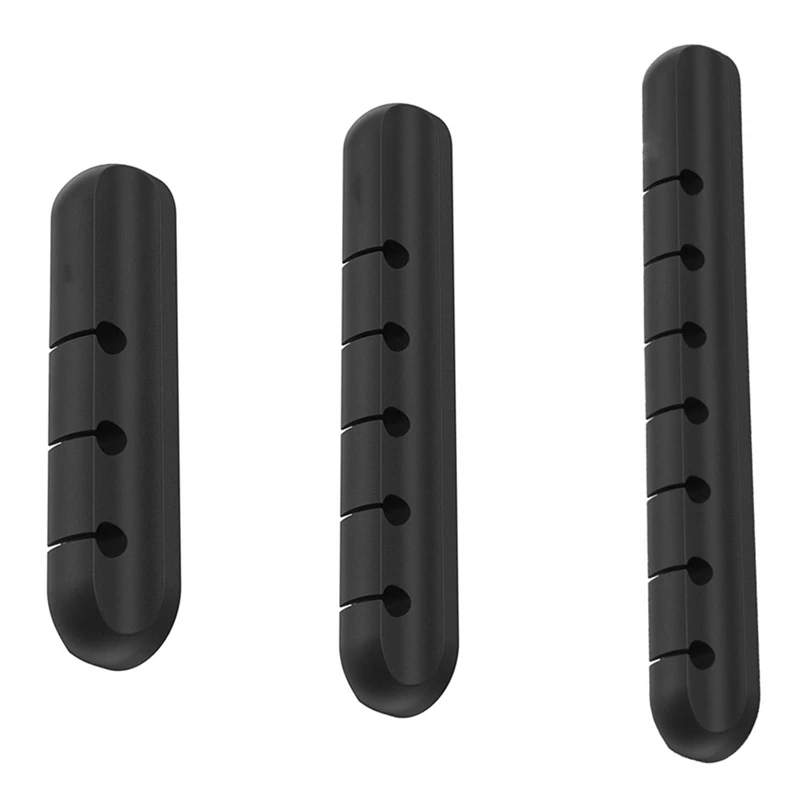 

Cable Holder Silicone Cable Organizer Flexible USB Winder Management Clips Holder For Mouse Keyboard Earphone Headset