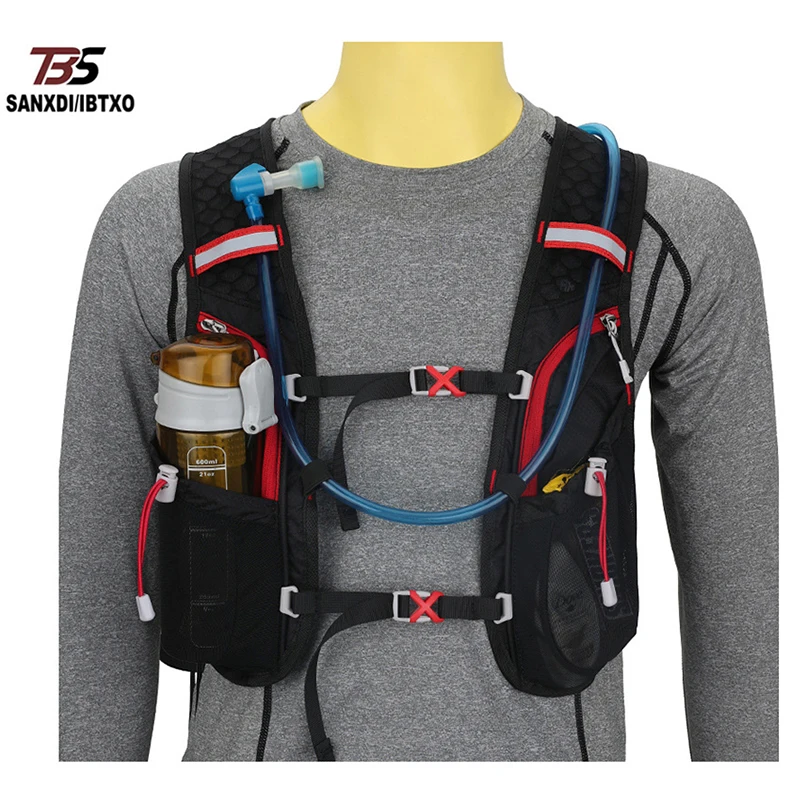 Унисекс спортивная сумка жилет для бега велоспорта рюкзак занятий спортом на