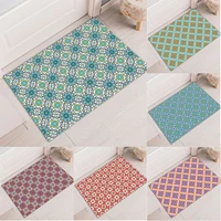 Mandala Doormat Geometry Patte Fashion Mats Entrance Doormats Washable Kitchen Mats for Home Floor Bathroom