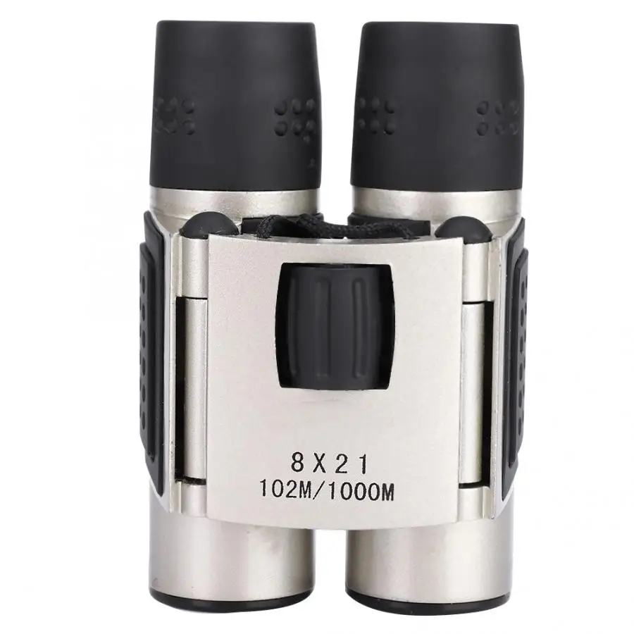 Карманный бинокль 8x21 портативный телескоп высокого разрешения для спорта на