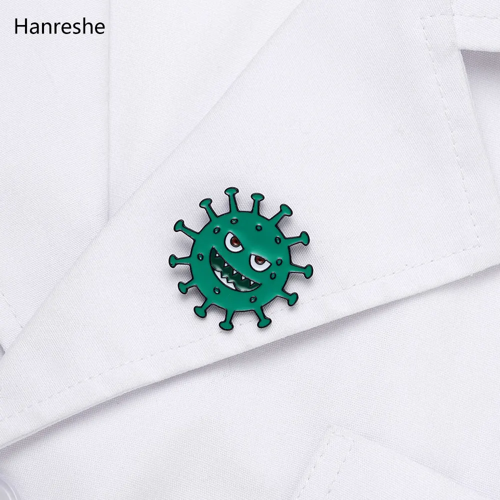 

3 Style New Fashion Enamel Brooch Pin Gas Science Experiment Round Medical Pins Lapel Backpack Turban Badge Jewelry For Doctor