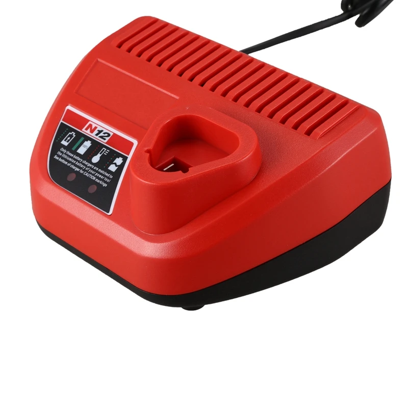 

Eu Plug Ac220-240V Li-Ion Charger For M12 N12 Input Output 12V 10.8V 48-59-2401 48-11-2402 Power Tools