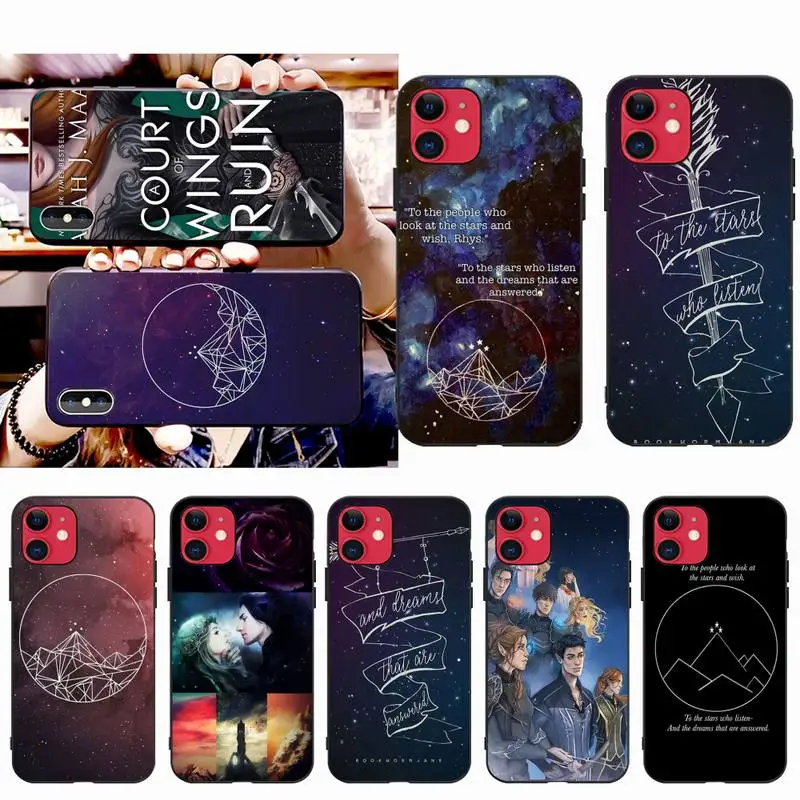 Мягкий чехол для телефона HUAGETOP A Court of Mist and Fury Sarah J Maas iPhone 11 pro XS MAX 8 7 6 6S Plus X 5S SE 2020