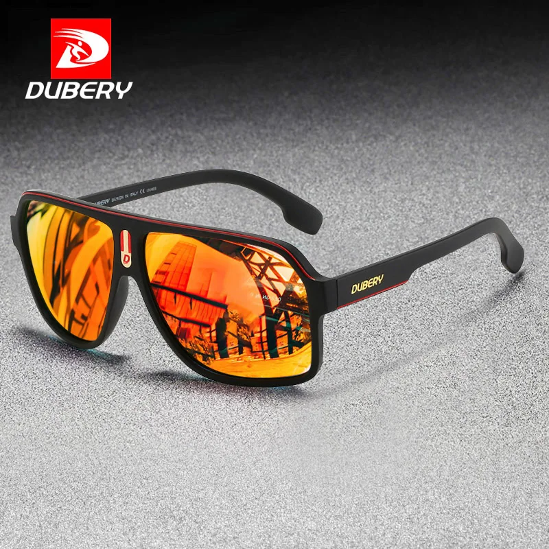 

DUBERY Brand Design Fashion Polarized Sunglasses Men Driving Shades Male Retro Sun Glasses For Men TAC UV Mirror Goggles Oculos