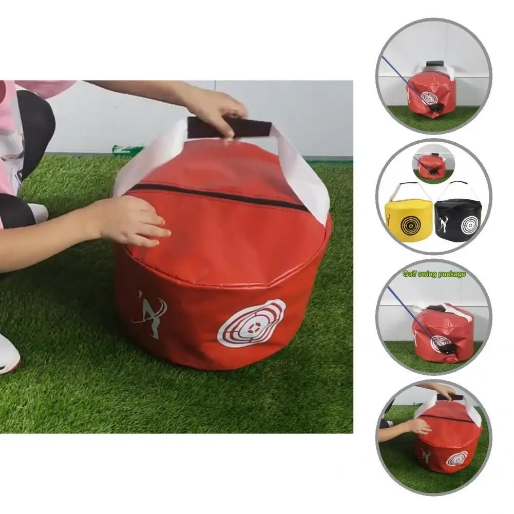

Golf Power Impact Bag Compact Golf Swing Bag PVC Large Space Useful Golf Swing Training Impact Bag