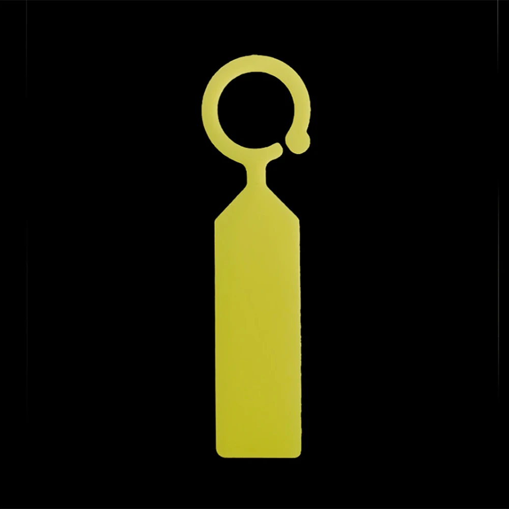 Yellow 50 шт. пластиковые этикетки растений цветные детские садовые висячее растение бирки повторно используемые маркеры для растений Крюк Дерево Бирки(7 цветов - Цвет: Yellow