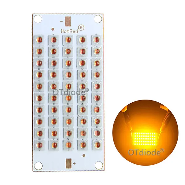 50W100W200W УФ Теплый Холодный белый темно-красного, зеленого и синего цвета cob-лампы светодиодный чип-диод фиолетовый УФ-клей сушка 3dprinter Комплектующие для самостоятельной сборки CREE Светодиодная лампа - Испускаемый цвет: Yellow