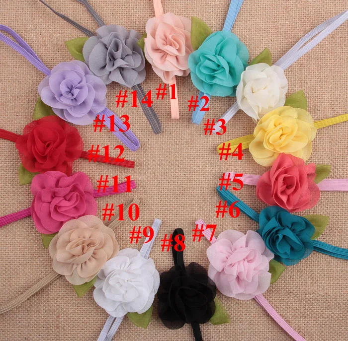 10 шт./Лот эластичная повязка на голову для новорожденных| |