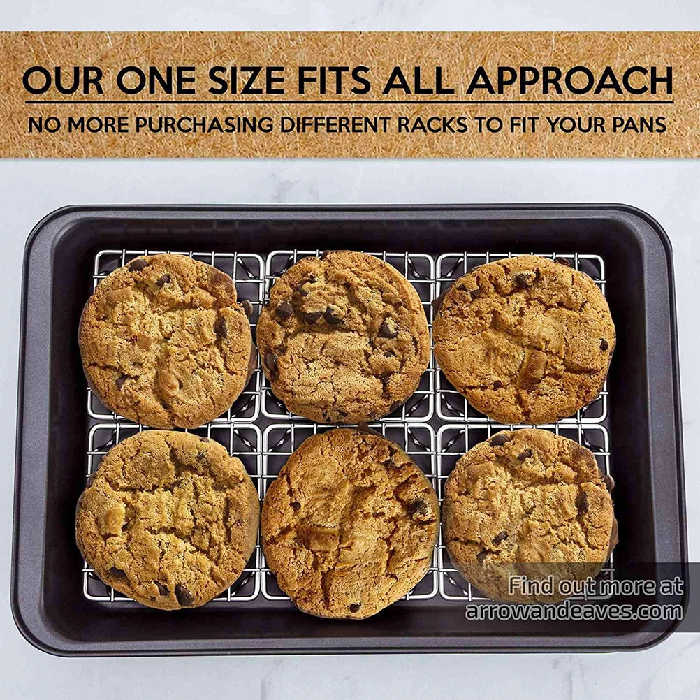 Поднос охлаждающий из нержавеющей стали с сеткой кухонная полка держатель для