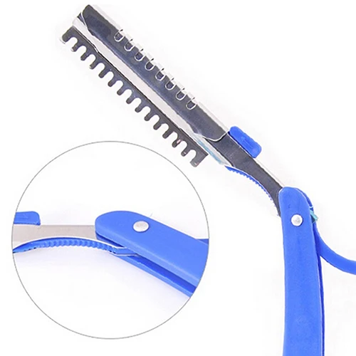 Портативная складная бритва для бровей удаления волос на лице лезвие держатель