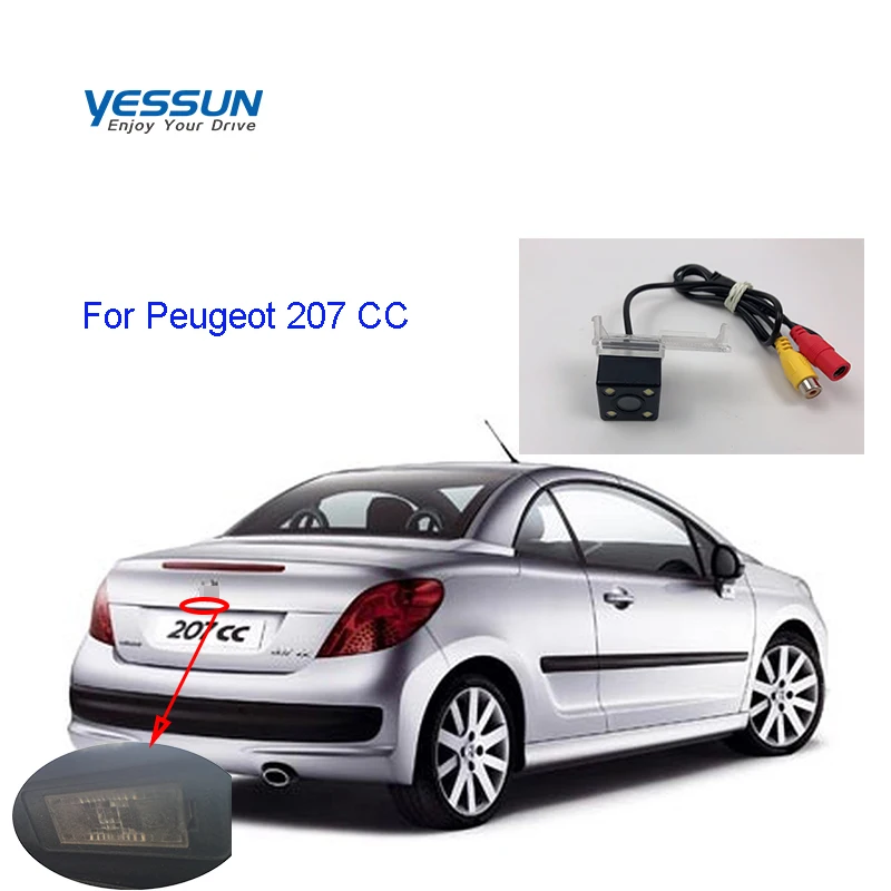 Камера заднего вида Yessun HD светодиодный с ночным видением угол обзора 170 градусов