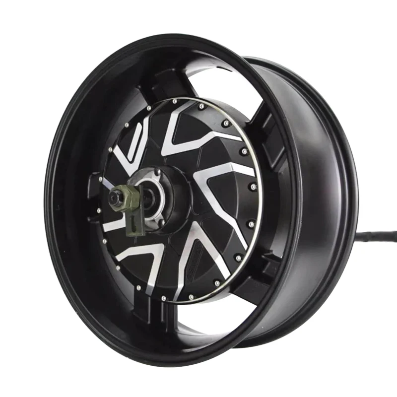 QSMOTOR 12 кВт 6 0x17 дюймовый встраиваемый мотор для электрического мотоцикла мопеда |