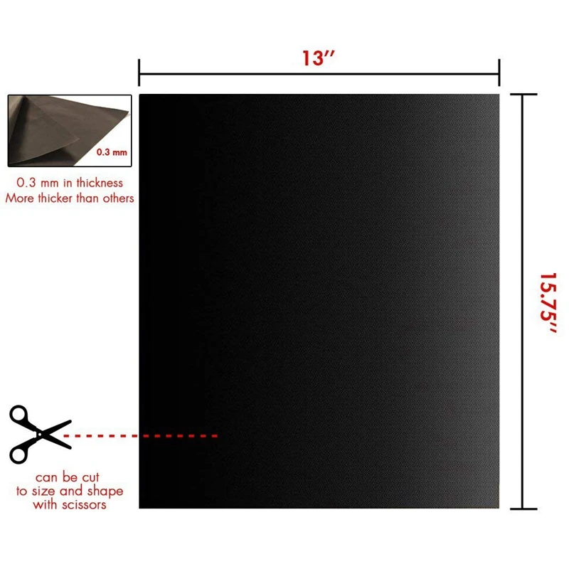 Коврик для гриля 10 шт в наборе-антипригарным печь лайнер тефлоновые Пособия по