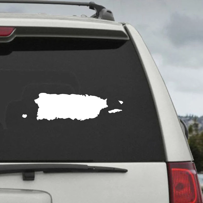 Флаг Пуэрто Рико виниловая художественная наклейка на автомобиль с крышкой и